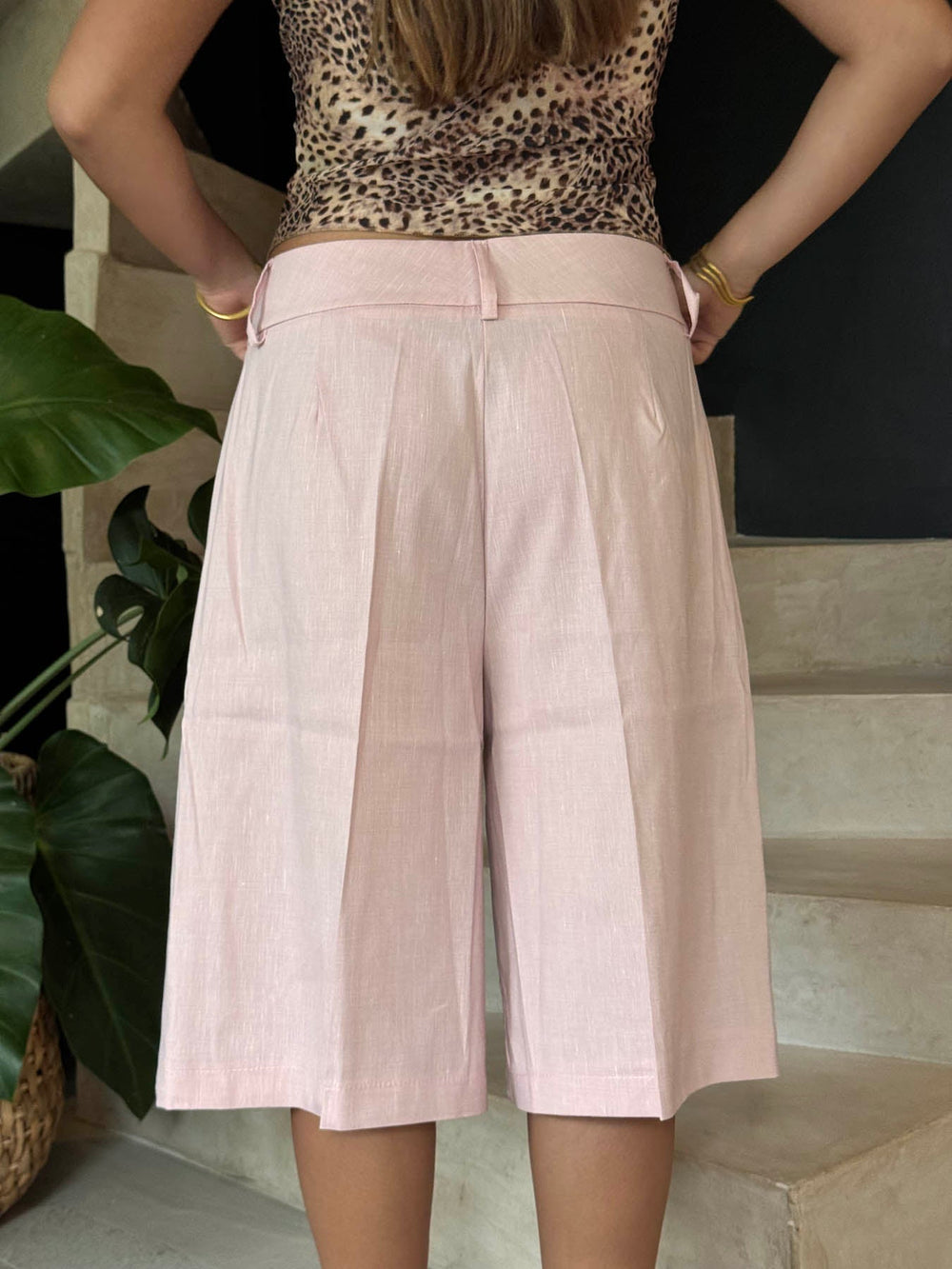 Nayaly bermuda shorts - Pink