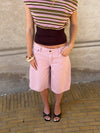 Stova bermuda shorts - Baby pink