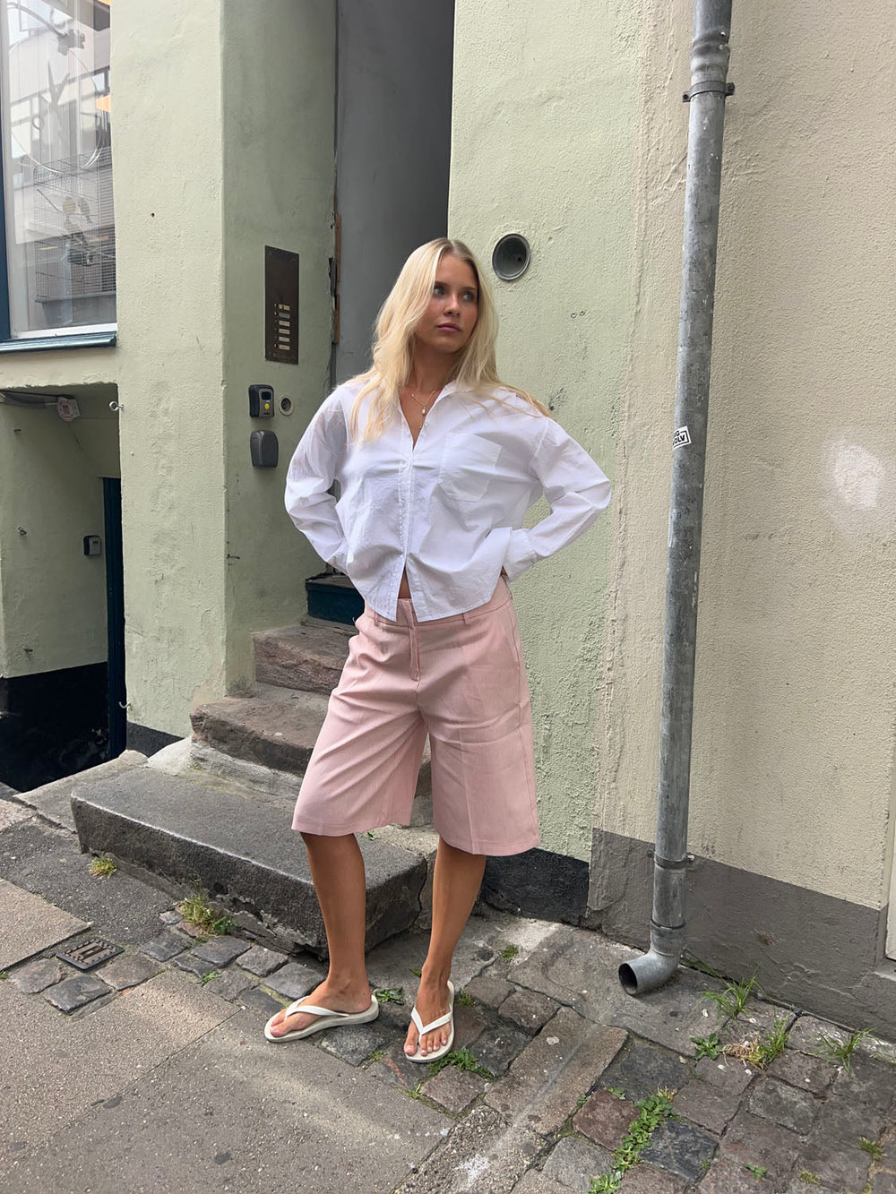 Nayaly bermuda shorts - Pink