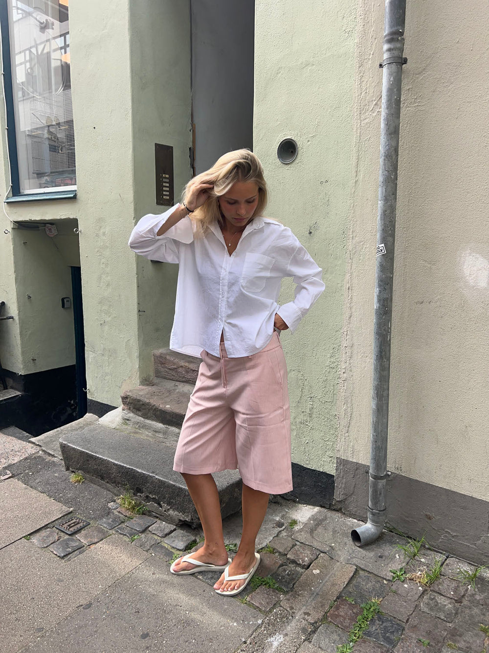 Nayaly bermuda shorts - Pink