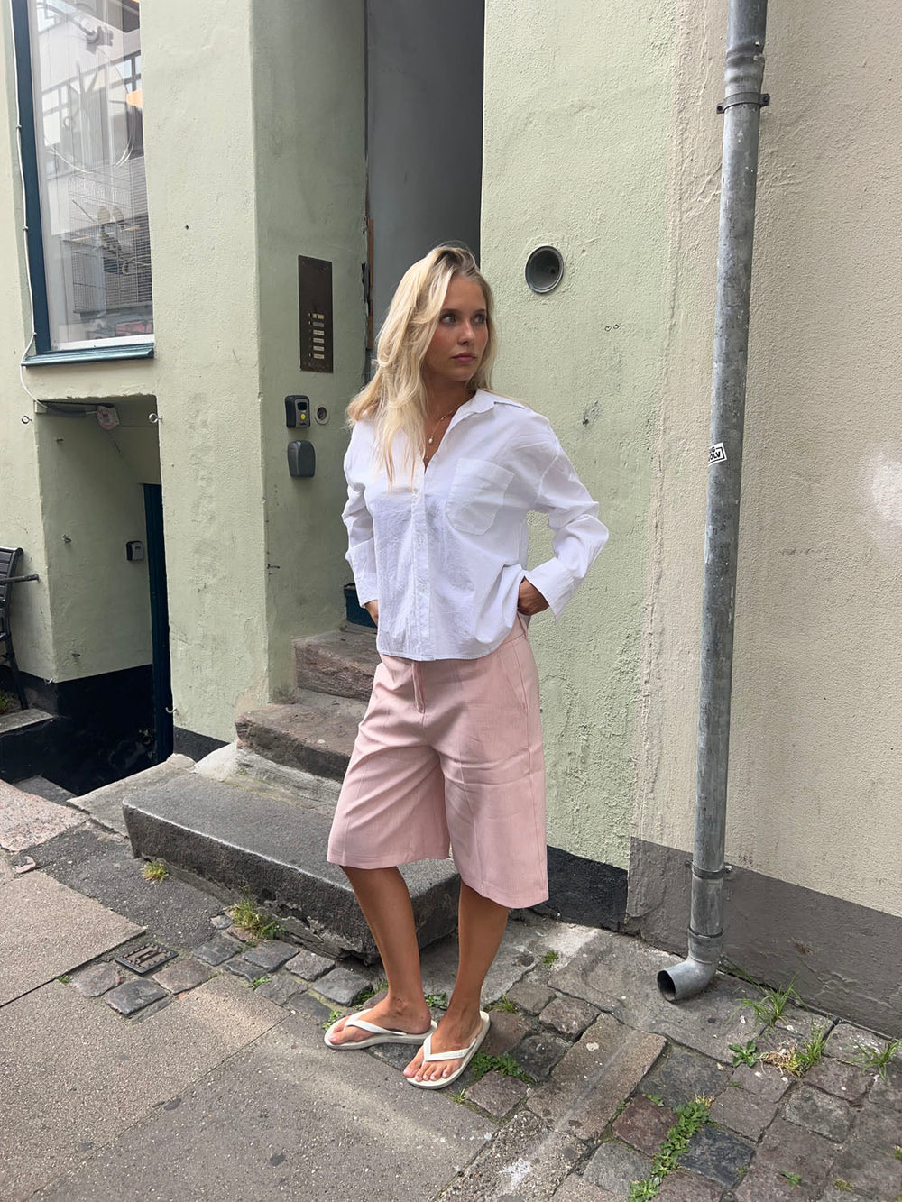 Nayaly bermuda shorts - Pink