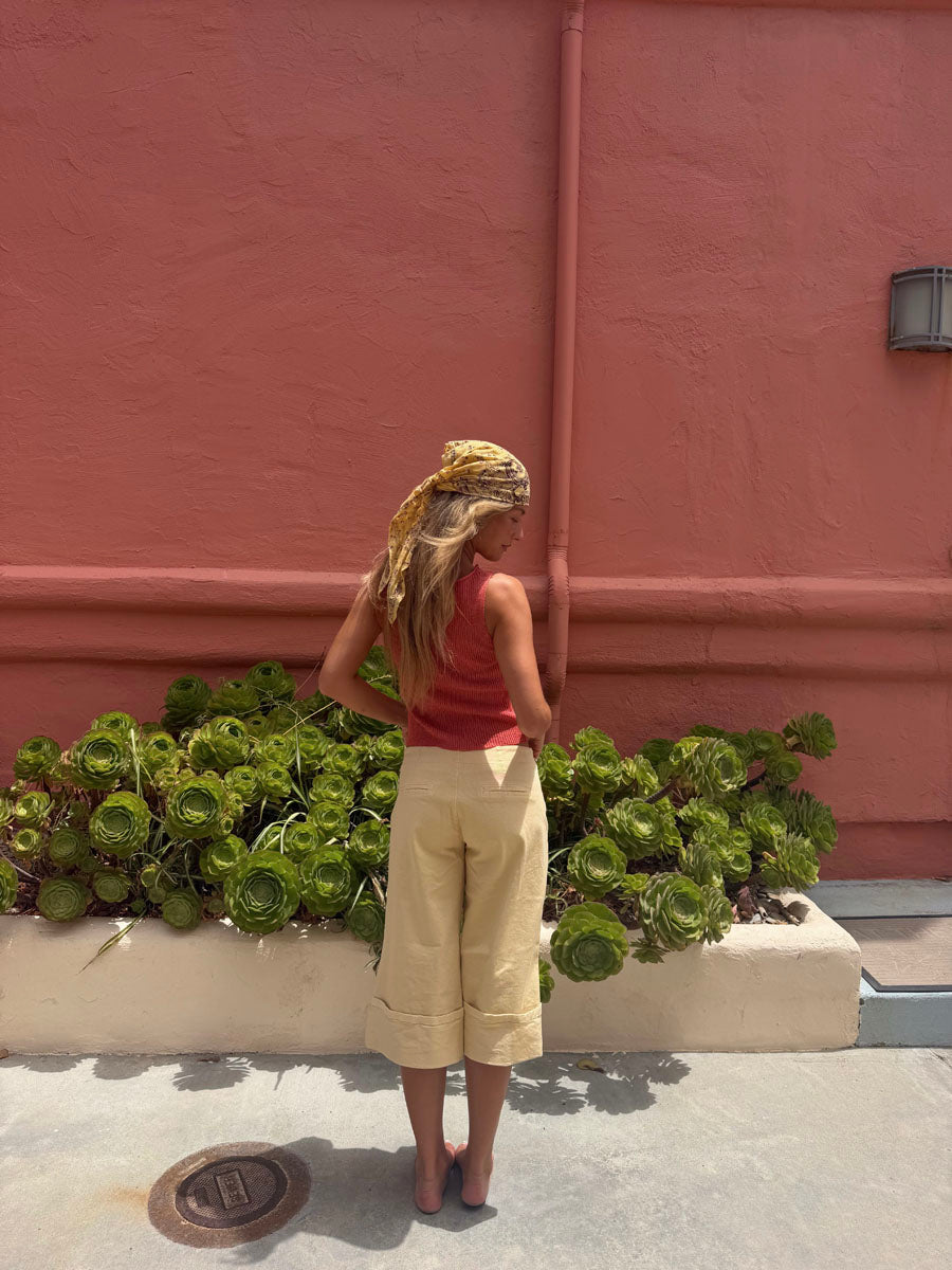 Siva bermuda shorts - Yellow