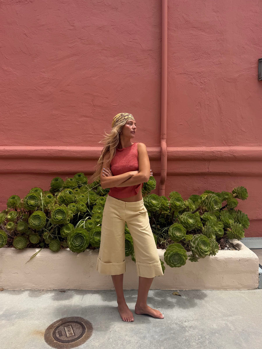 Siva bermuda shorts - Yellow