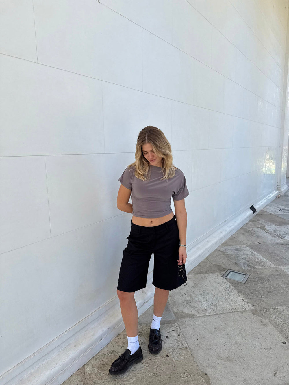 Noelia bermuda shorts - Black