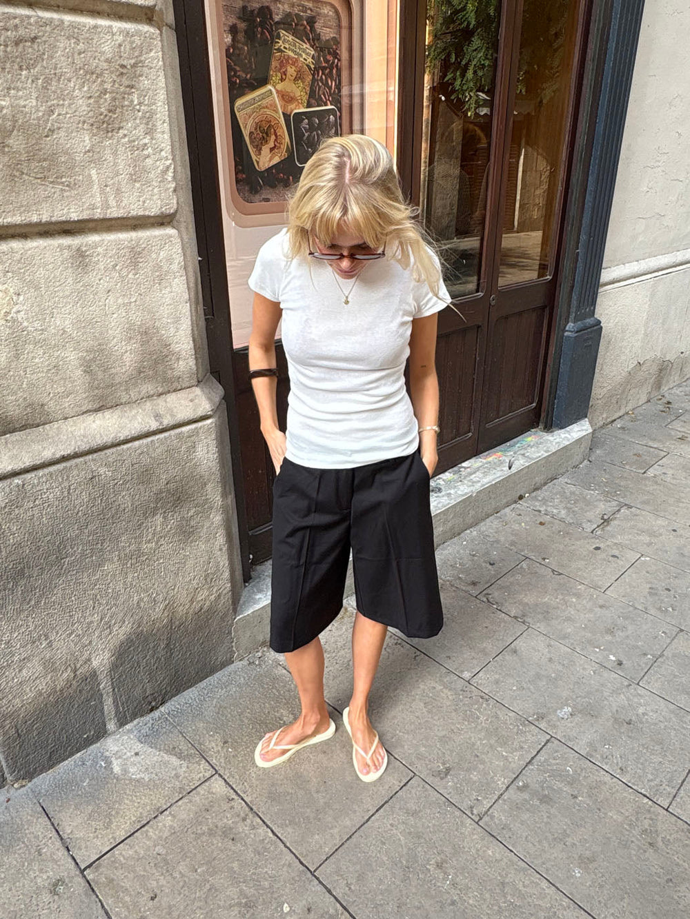 Noelia bermuda shorts - Black