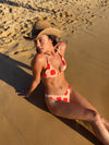 Bloma bikini with flowers - Red/beige
