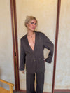 Kornelia oversized blazer - Brown
