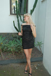 Rhina lace dress - Black