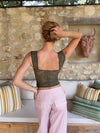 Yasmin lace top - Khaki