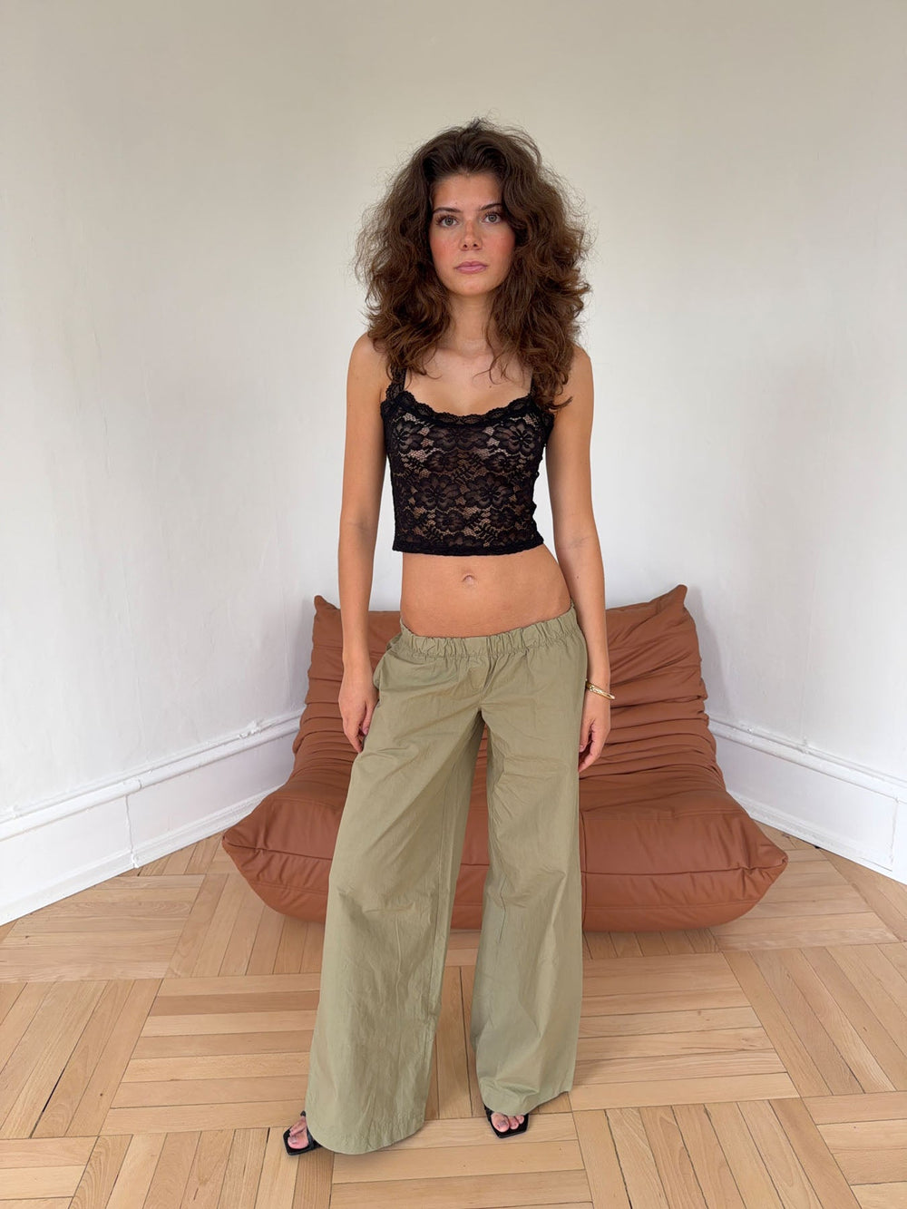 Marina lace top - Black