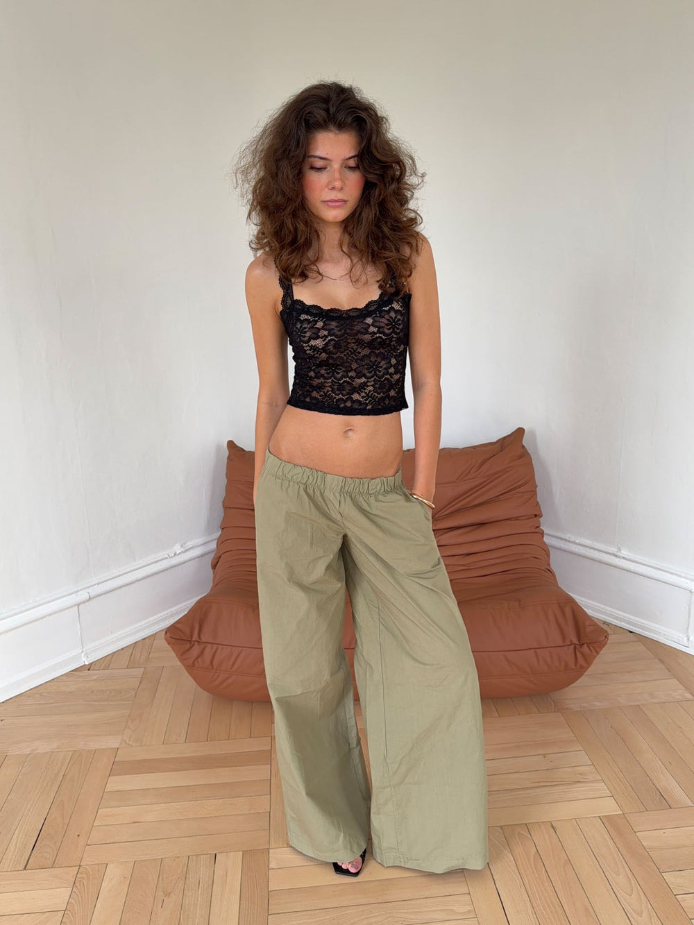 Marina lace top - Black