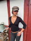 Penny blouse with 3/4 sleeves - Black