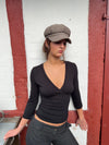 Penny blouse with 3/4 sleeves - Black