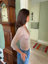 Penny blouse with 3/4 sleeves - Taupe