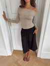 Margit blouse with details - Beige
