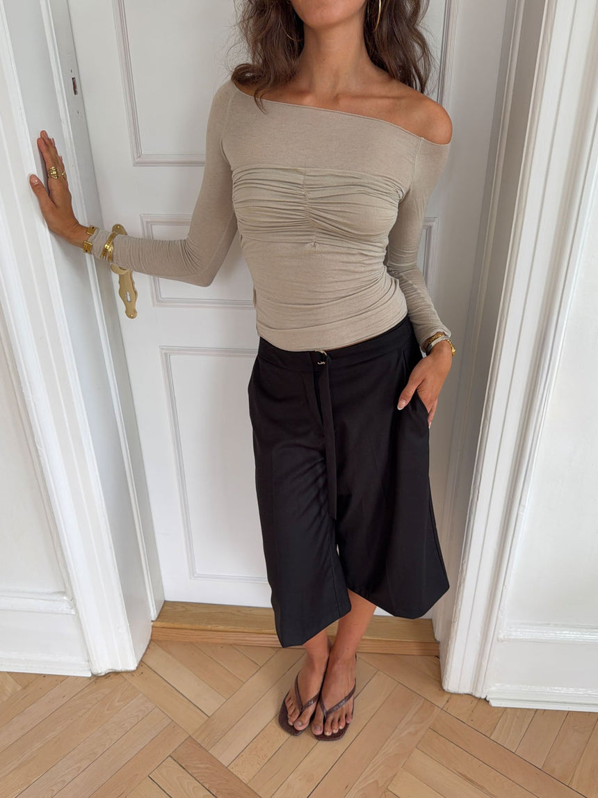 Margit blouse with details - Beige