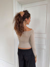 Margit blouse with details - Beige