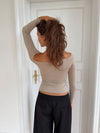 Margit blouse with details - Beige