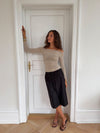 Margit blouse with details - Beige