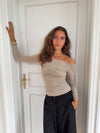 Margit blouse with details - Beige