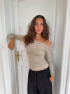 Margit blouse with details - Beige