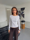 Roleo blouse with long sleeves - White
