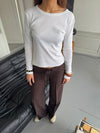 Roleo blouse with long sleeves - White