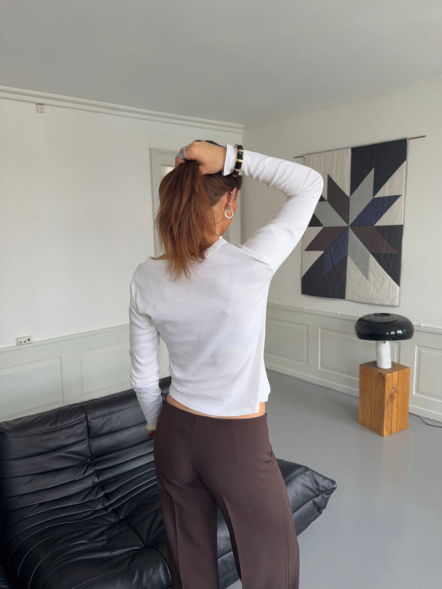 Roleo blouse with long sleeves - White