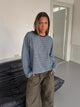 Lura striped blouse - Blue/brown