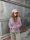 Lura striped blouse - Red/white