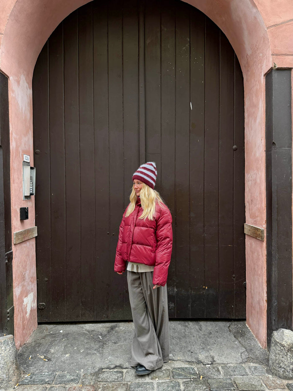 Elin puffer jacket - Red