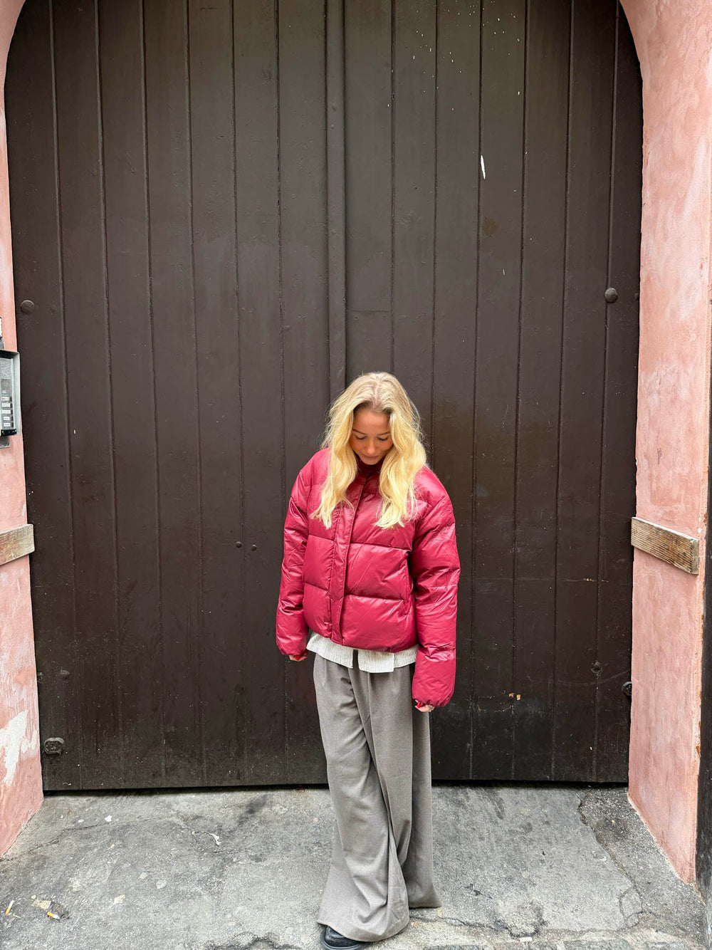 Elin puffer jacket - Red