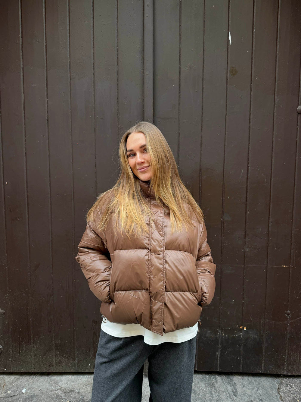 Elin puffer jacket - Brown