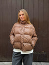 Elin puffer jacket - Brown
