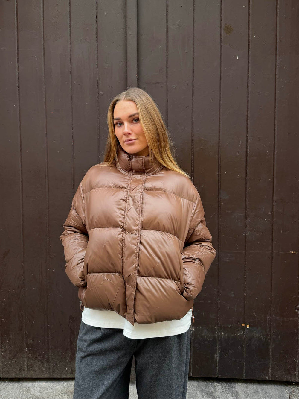 Elin puffer jacket - Brown