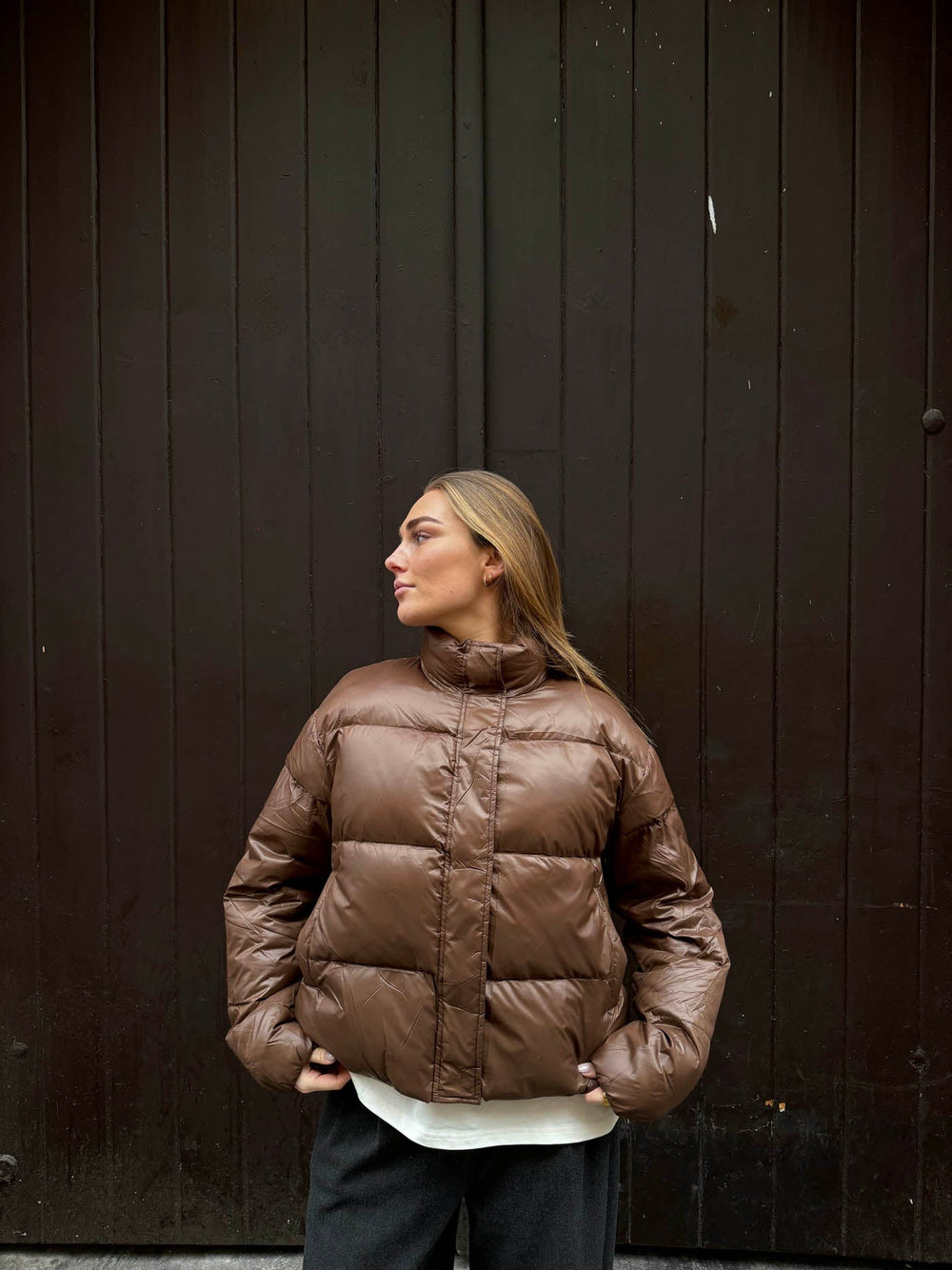 Elin puffer jacket - Brown