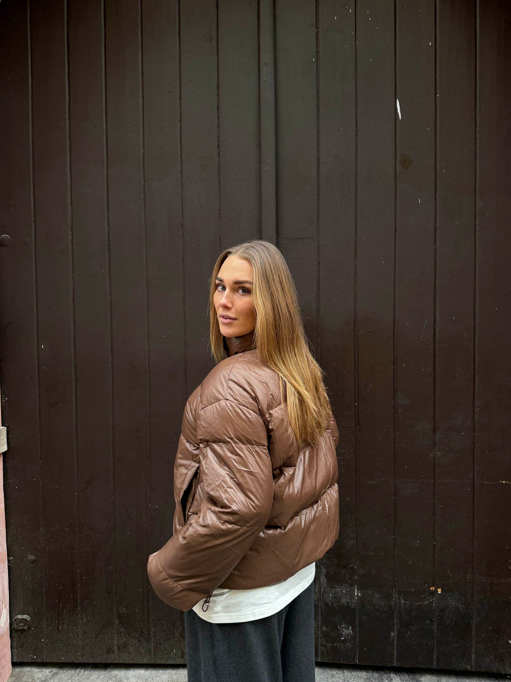 Elin puffer jacket - Brown