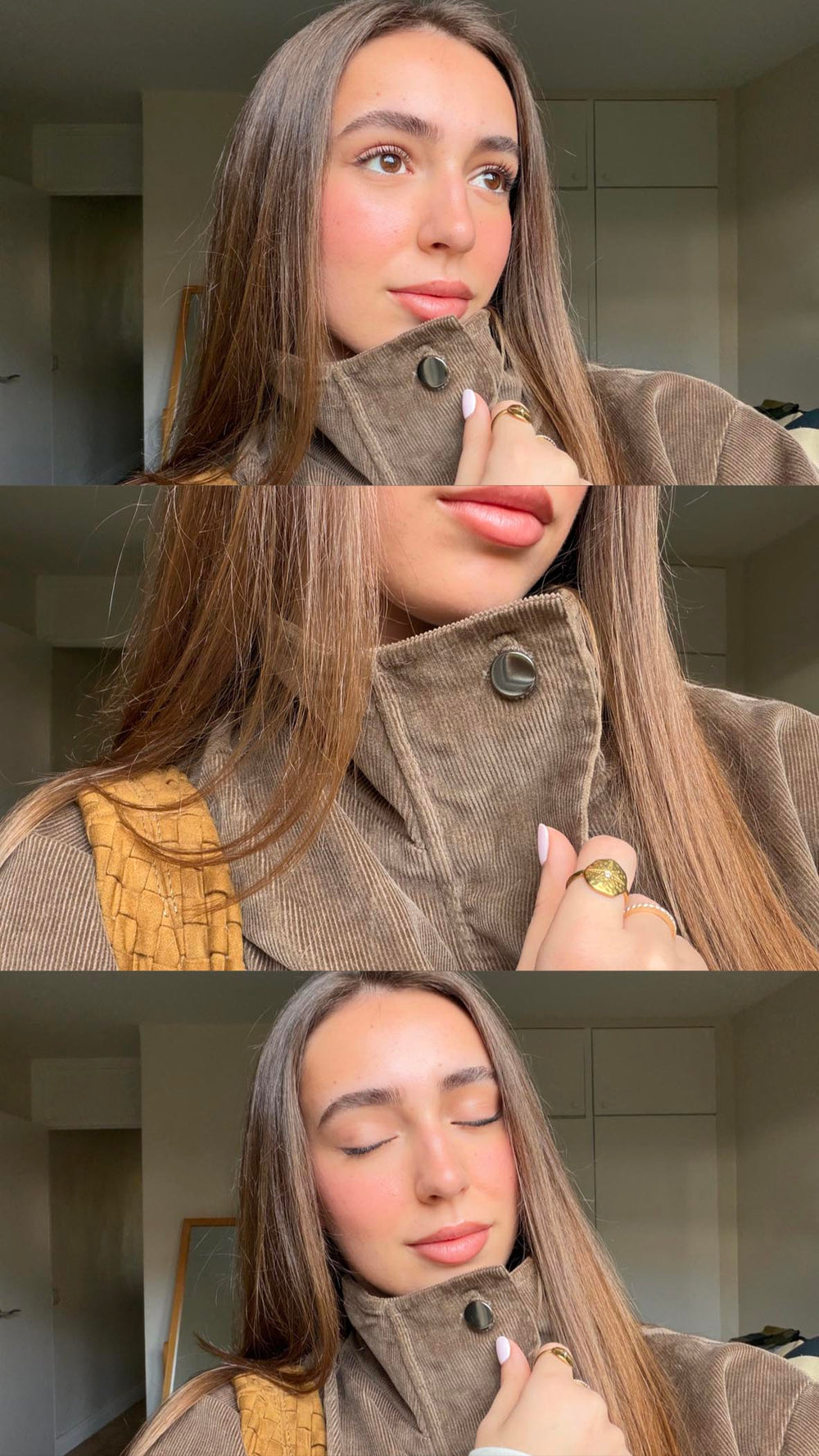 Bruno corduroy bomber jacket – Brown