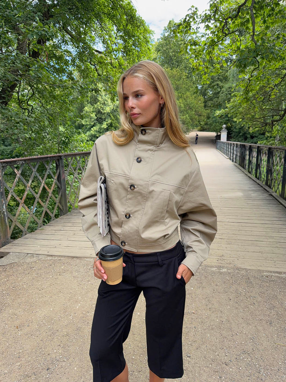 Atlas bomber jacket - Beige