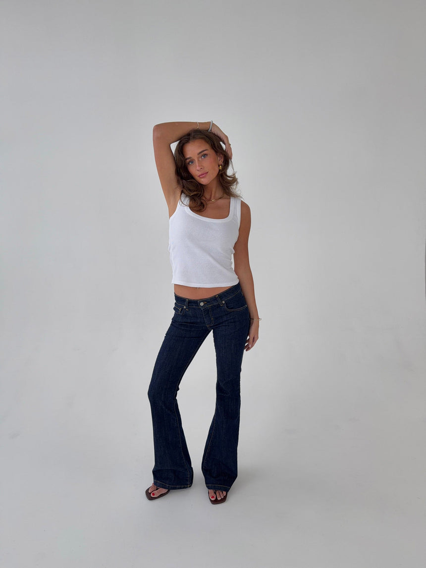 Senia bootcut jeans - Dark denim