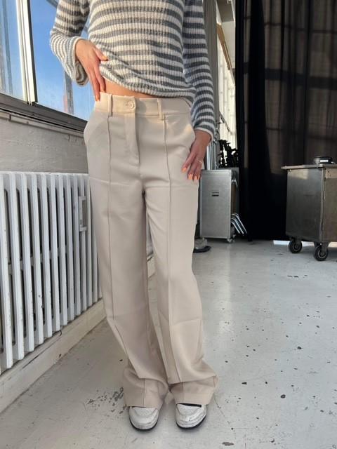 Classic wide pants - light beige