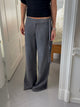 Ronya trousers with belt – Grey