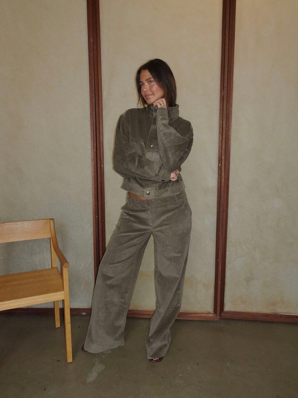 Velo corduroy trousers – Brown