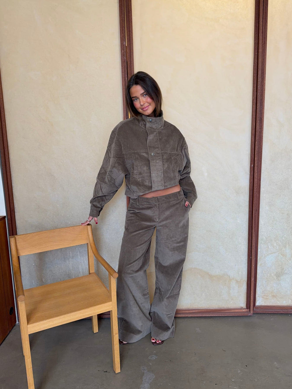 Velo corduroy trousers – Brown