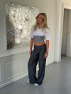 Izabelle pants with belt - Grey