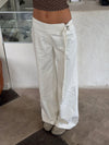 Karol pants with belt - White