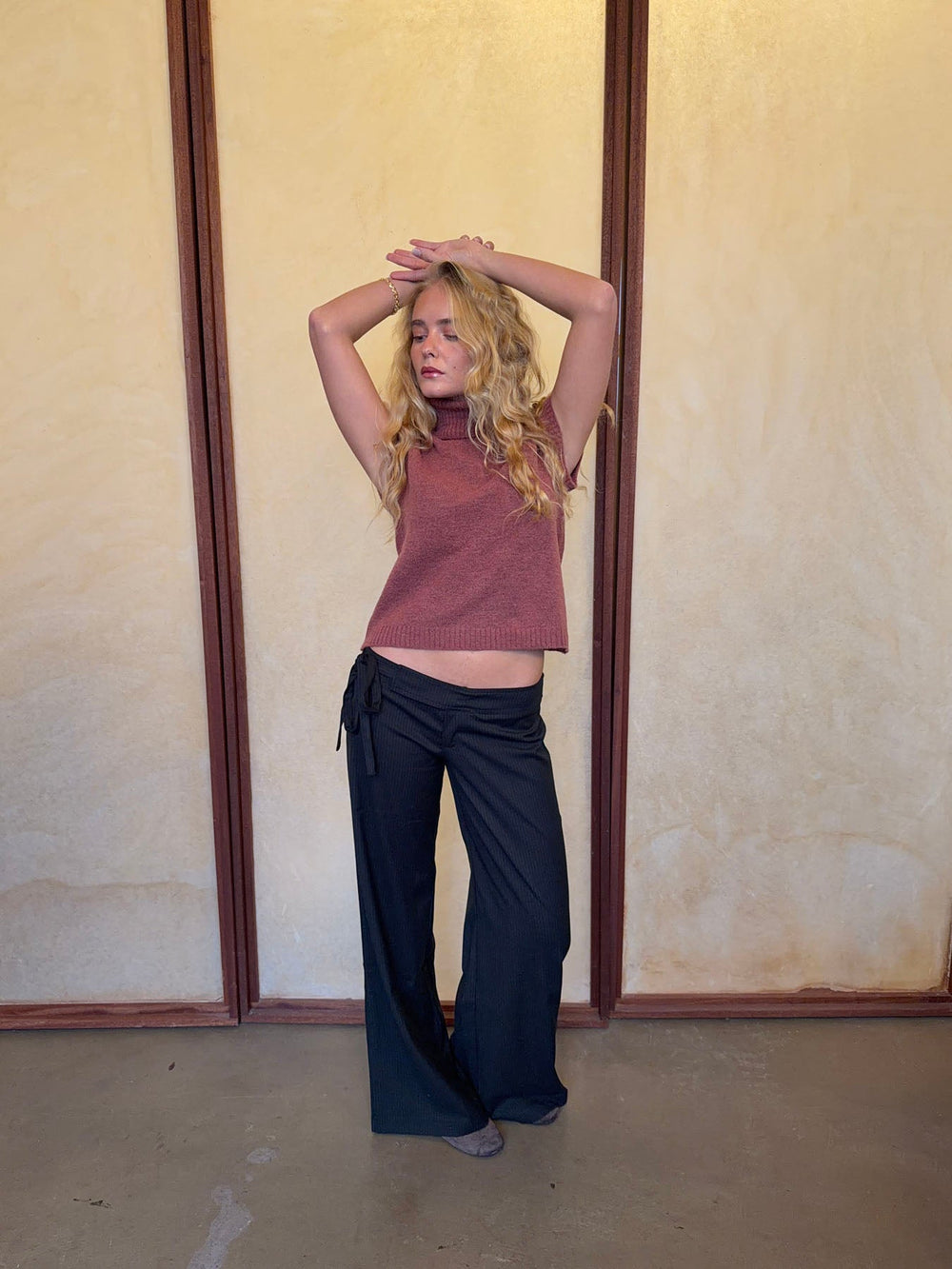 Buka suit trousers with stripes - Black