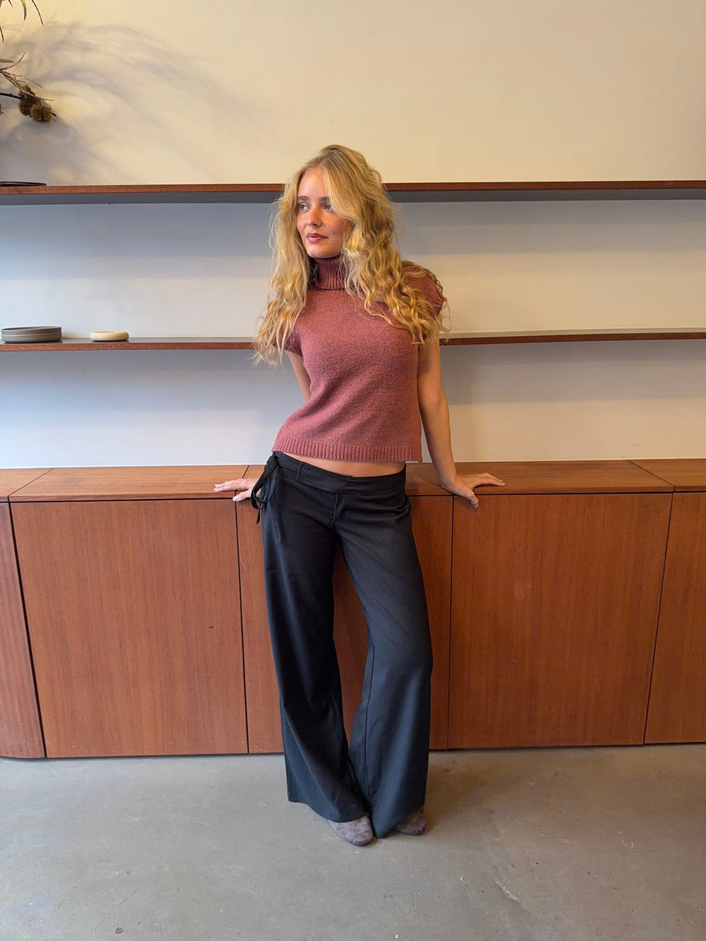 Buka suit trousers with stripes - Black