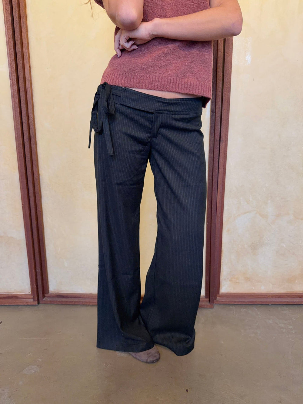 Buka suit trousers with stripes - Black