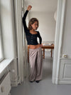 Trina suit pants with buckle detail - Beige